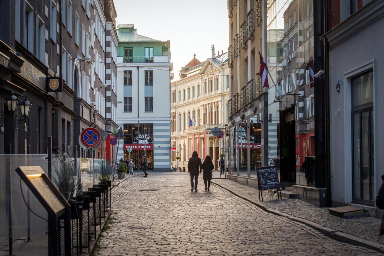 Langer House Apartment In Old Riga Luaran gambar